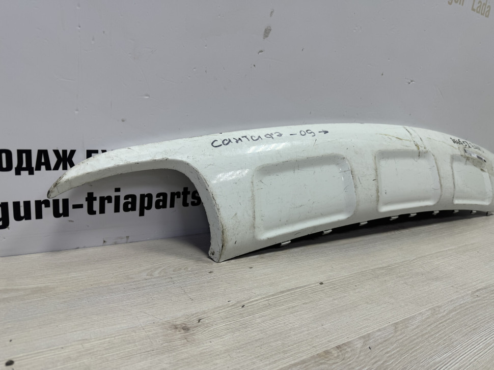 Накладка заднего бампера Hyundai Santa Fe 2 рестайлинг 2009-2012 OEM 866652BAA0