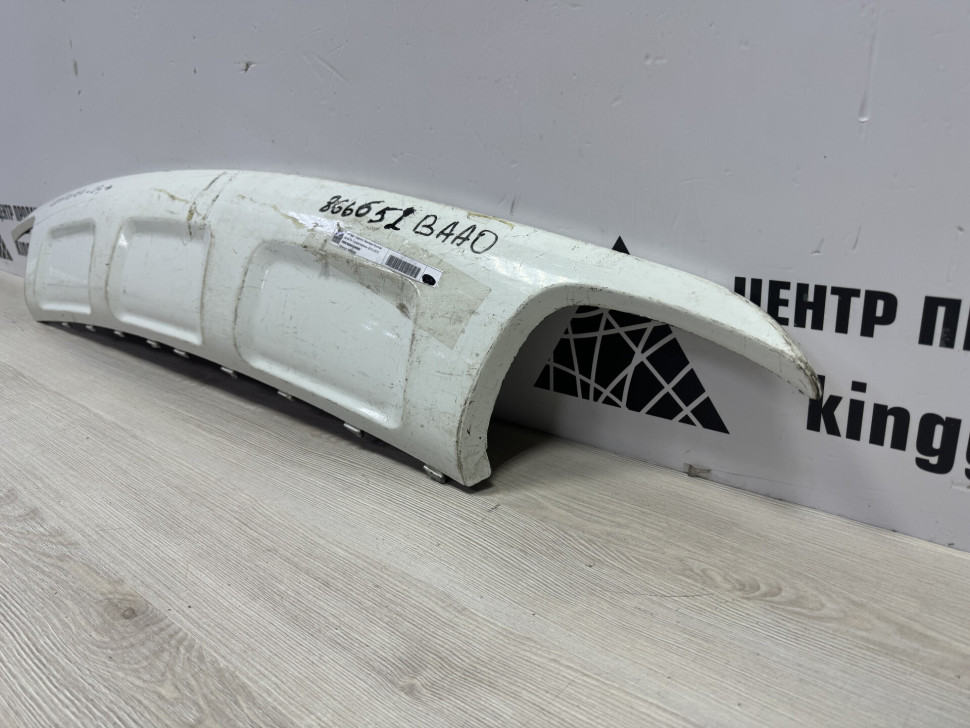 Накладка заднего бампера Hyundai Santa Fe 2 рестайлинг 2009-2012 OEM 866652BAA0