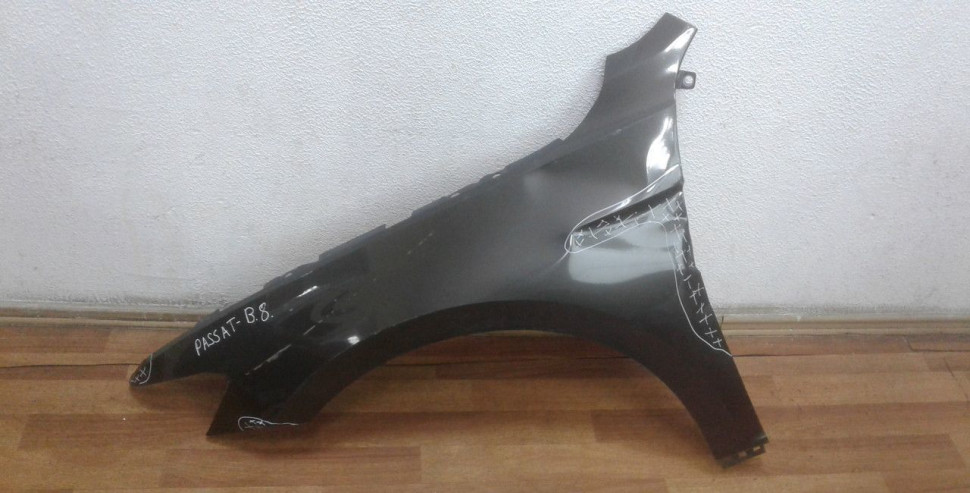 Крыло переднее левое Volkswagen Passat B8 oem 3g0821105 (вмятина)