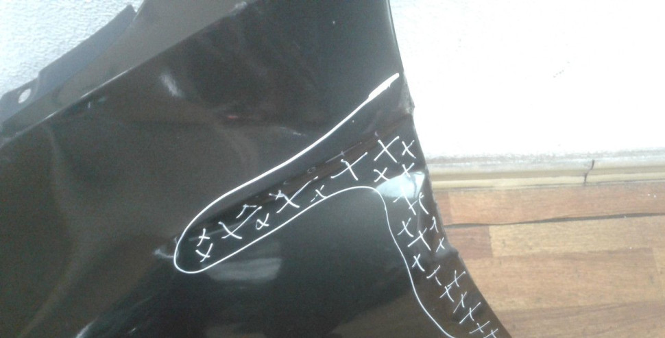 Крыло переднее левое Volkswagen Passat B8 oem 3g0821105 (вмятина) Крыло переднее левое Volkswagen Passat B8 oem 3g0821105 (вмятина)