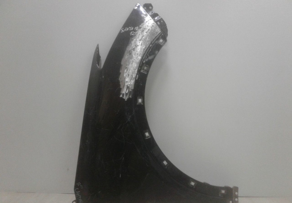 Крыло переднее правое Hyundai Santa Fe 3 oem 663202W000 (после ремонта)