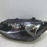 Фара левая (галоген) Volkswagen Caddy 4 oem 2k1941015b (трещина на стекле) (скл-3)