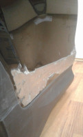 Дверь задняя правая Hyundai Santa Fe 3 oem 770042w000 (после ремонта)