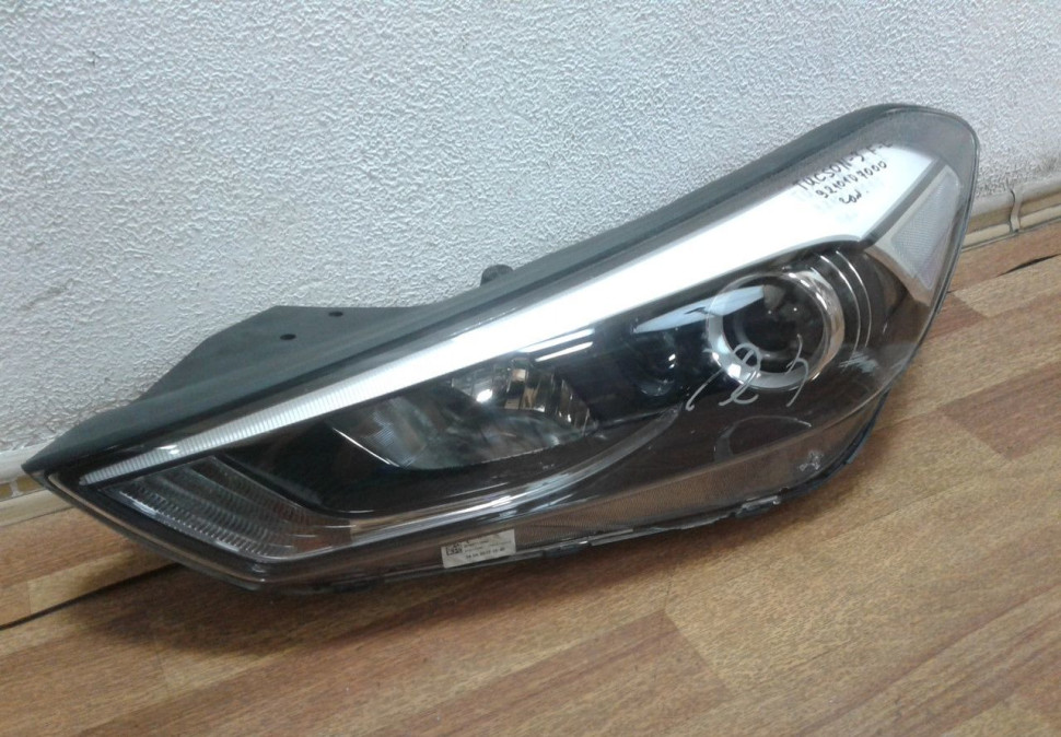 Фара левая Hyundai Tucson 3 (15>) галоген (1 крепл. под замену) oem 92101d7000