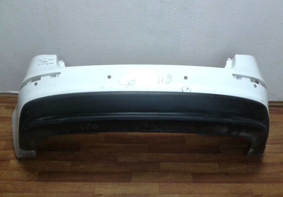 Бампер задний (+юбка) Kia Rio 4 рестайл седан oem 866114y500