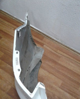 Бампер задний (+юбка) Kia Rio 4 рестайл седан oem 866114y500