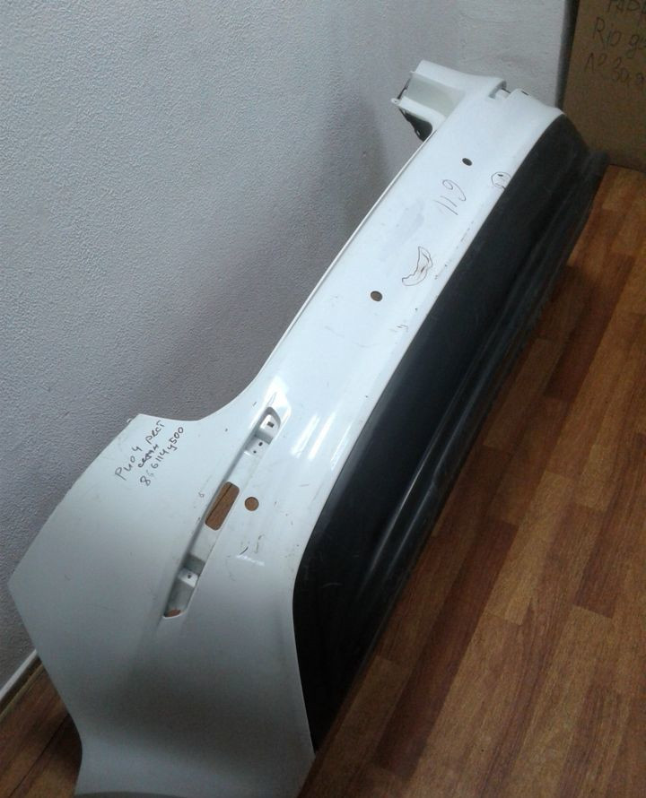 Бампер задний (+юбка) Kia Rio 4 рестайл седан oem 866114y500