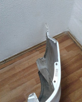 Бампер задний (+юбка) Kia Rio 4 рестайл седан oem 866114y500