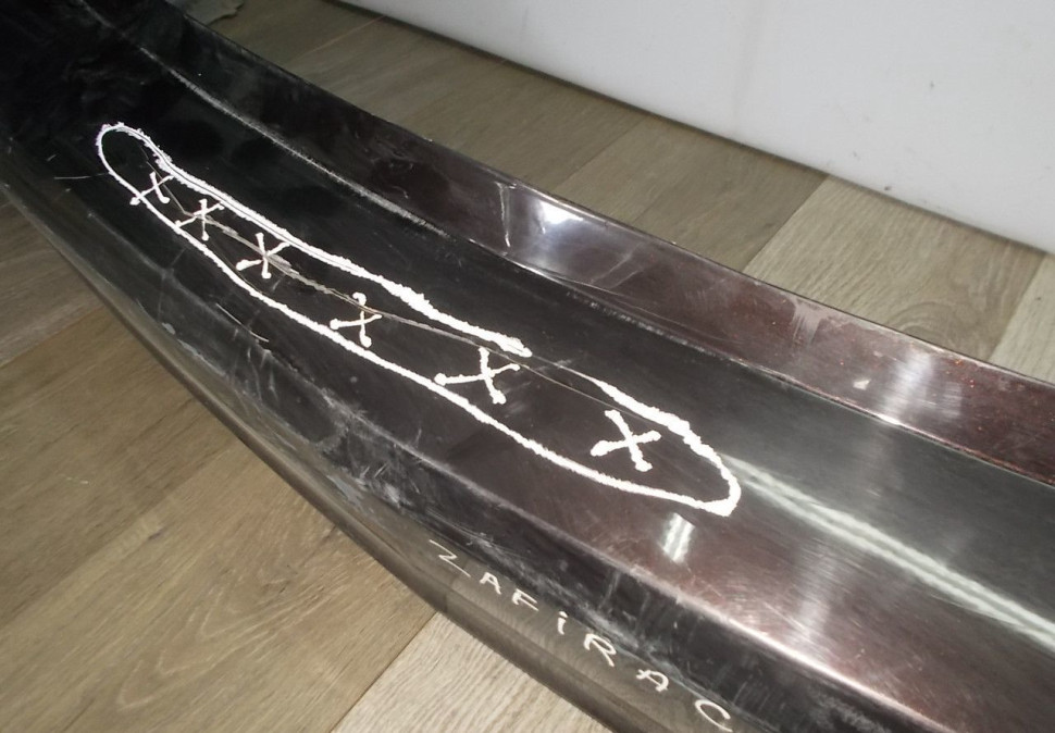 Бампер задний бу Opel Zafira C OEM 13300719