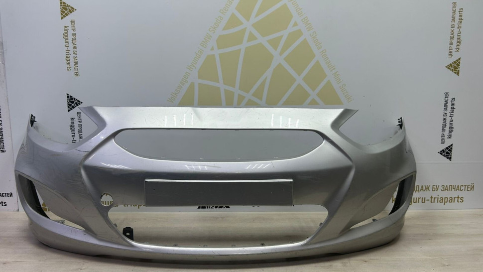 Бампер передний Hyundai Solaris 1 дорест 10-14 oem 865114L000