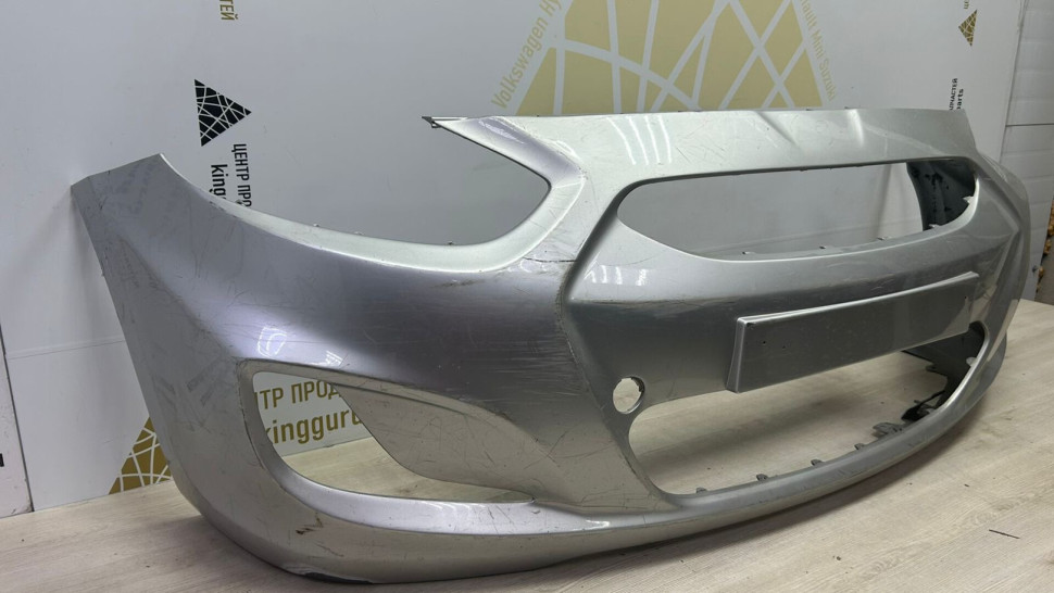 Бампер передний Hyundai Solaris 1 дорест 10-14 oem 865114L000