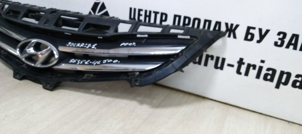 Решетка радиатора Hyundai Solaris 1 рест oem 863514l500 Решетка радиатора Hyundai Solaris 1 рест oem 863514l500