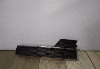 Решетка переднего бампера правая бу Skoda Octavia A7  рестайлинг OEM 5E0807682G