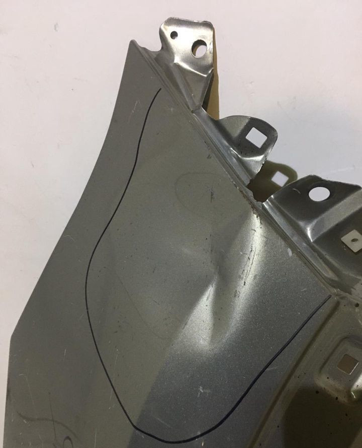 Крыло переднее правое Kia Sportage 3 (10-16) oem 663213W000 (скл-3)