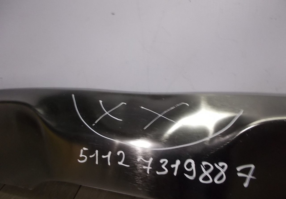 Накладка заднего бампера бу BMW X6 F16 OEM 51127319887
