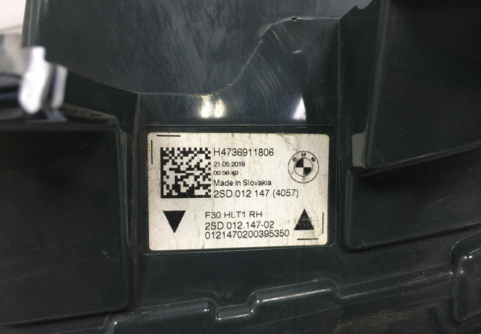 Фонарь правый внешний BMW 3 F30 рестайлинг OEM 63217369118