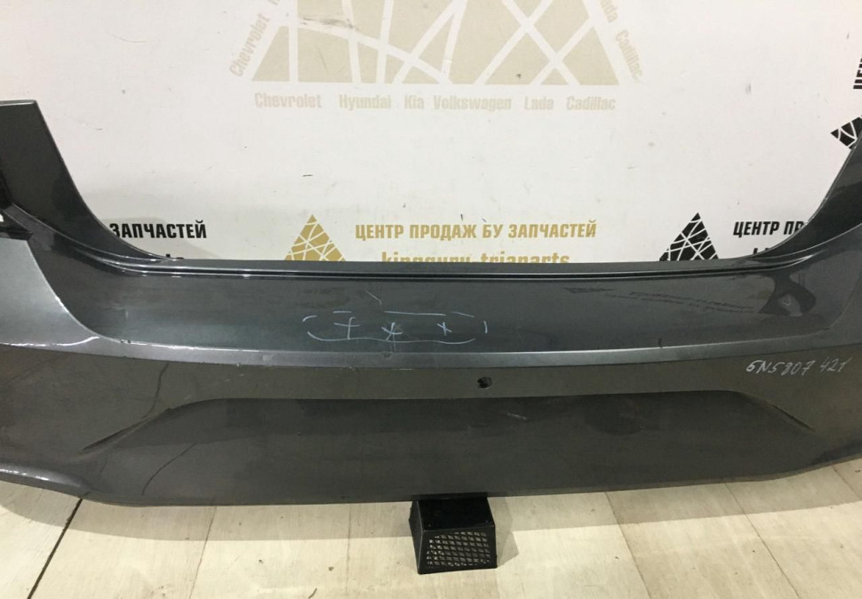 Бампер задний Volkswagen Polo 6 2020 oem 6N5807421 Бампер задний Volkswagen Polo 6 2020 oem 6N5807421