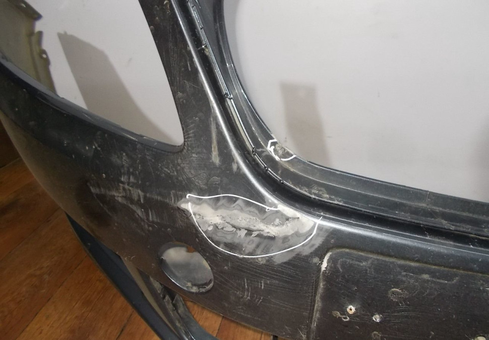 Бампер передний бу Skoda Fabia OEM 5J0807221D