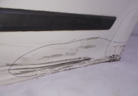 Дверь задняя левая бу Skoda Yeti (скл-3) OEM 5L0833051