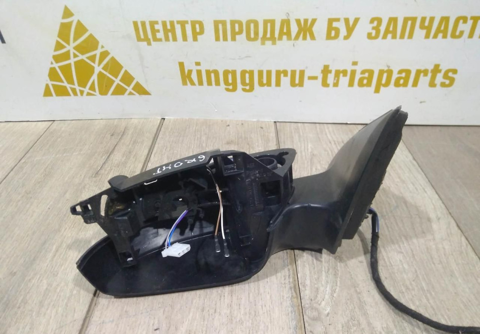 Корпус зеркала левый 6 пин бу Skoda Rapid рестайлинг OEM 5JB857501J