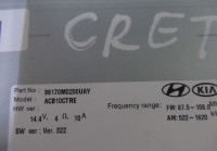 Магнитола штатная Hyundai Creta oem 96170M0200