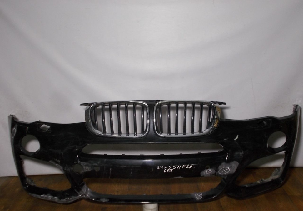 Бампер передний бу BMW X3 F25 M-Pack рестайлинг OEM 51118056874