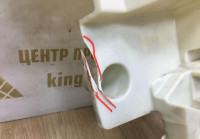 Кронштейн заднего бампера правый BMW X4 G02 M-Pack OEM 51128089574