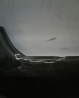 Порог пластиковый правый KIA Sportage 3 вмятина OEM 877523U000  (скл-3)