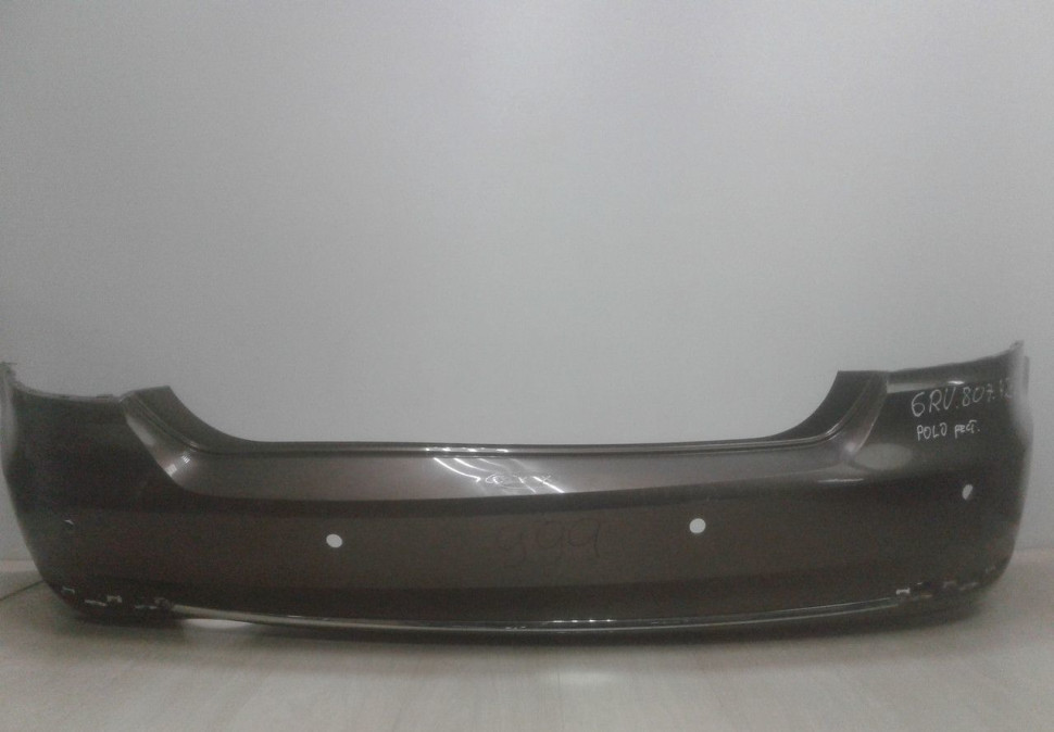 Бампер задний Volkswagen Polo sedan рест oem 6RU807421D (мал.вмят.)