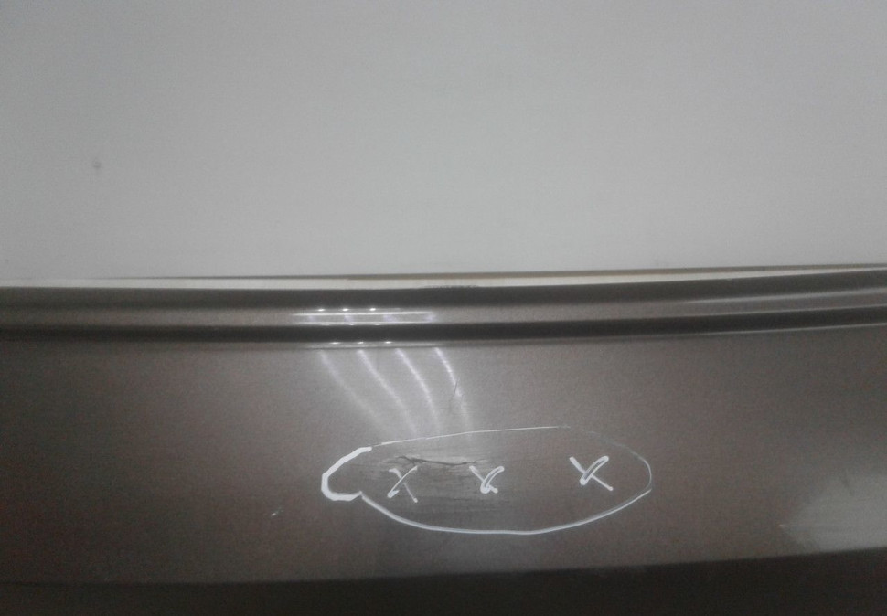 Бампер задний Volkswagen Polo sedan рест oem 6RU807421D (мал.вмят.) Бампер задний Volkswagen Polo sedan рест oem 6RU807421D (мал.вмят.)