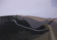 Подкрылок передний левый Lada Vesta (слом. часть) oem 8450007043 (скл-3)