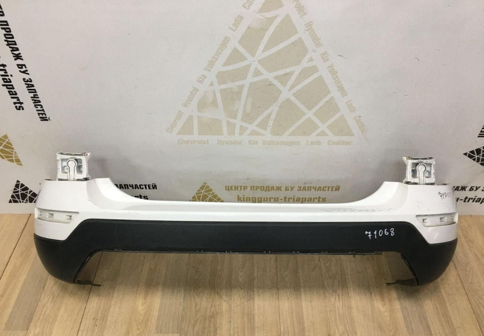 Бампер задний бу Skoda Yeti рестайлинг OEM 5L6807421B