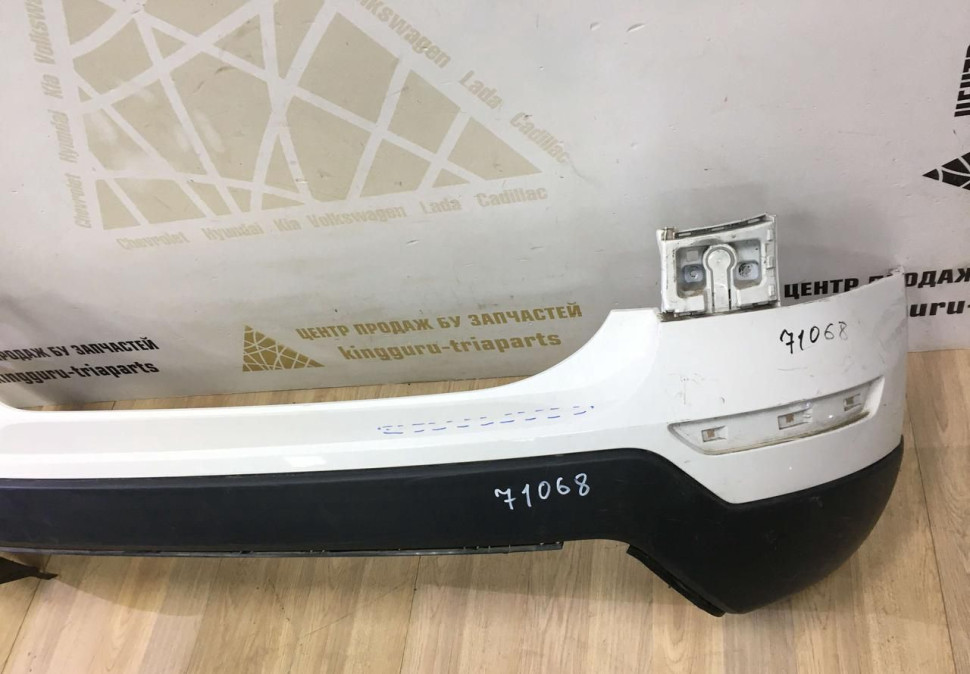 Бампер задний бу Skoda Yeti рестайлинг OEM 5L6807421B