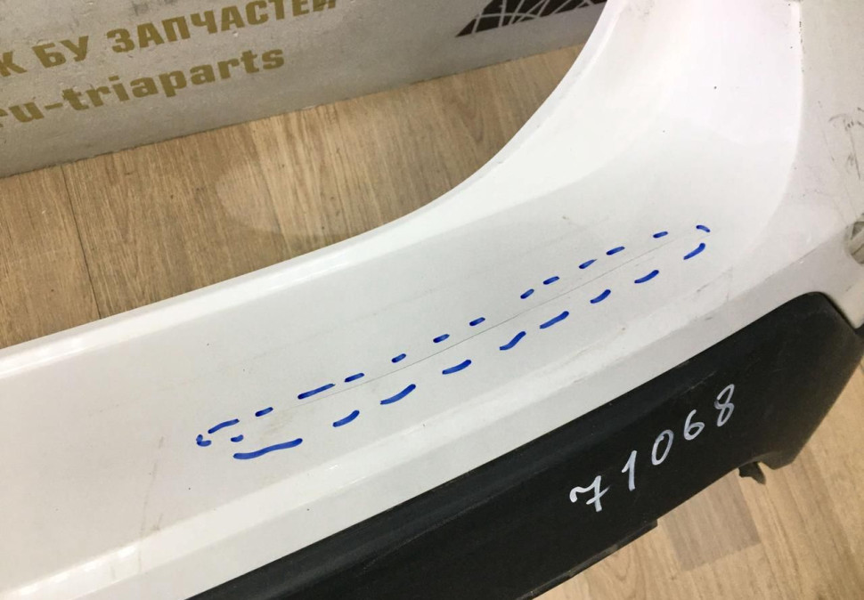 Бампер задний бу Skoda Yeti рестайлинг OEM 5L6807421B