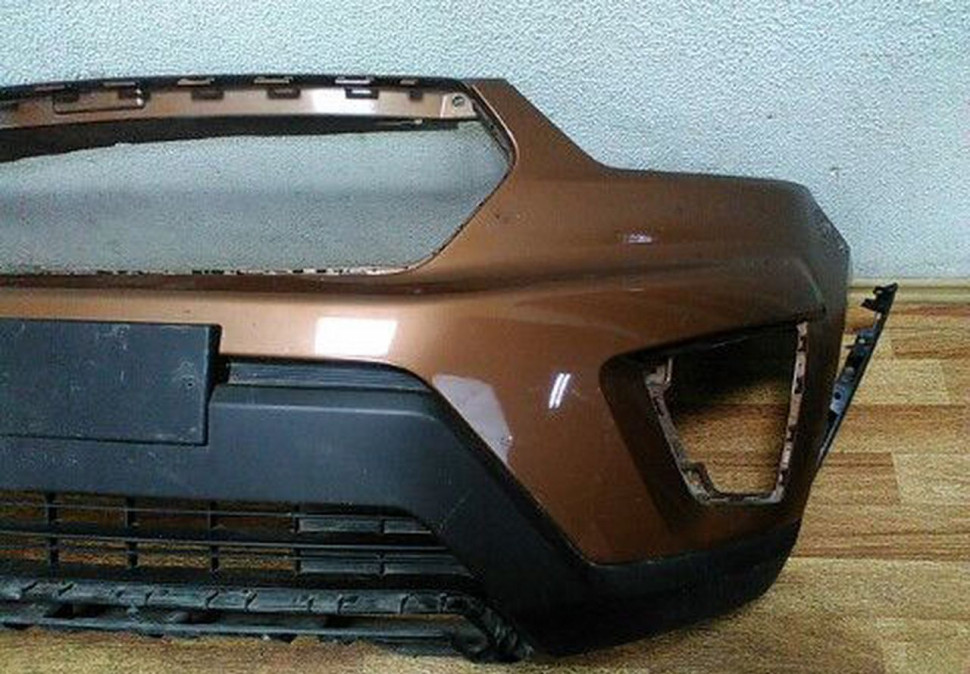 Бампер передний Hyundai Creta с спойлером сломаны ушки oem 86511m000 (скл-3) Бампер передний Hyundai Creta с спойлером сломаны ушки oem 86511m000 (скл-3)