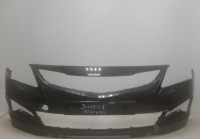 Бампер передний Hyundai Solaris 1 рест (14-17)  oem 865114L500 (трещины) ( мал.вмят)