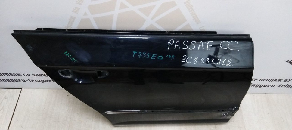 Дверь задняя правая Volkswagen Passat CC (11-15) oem 3C8833312 Дверь задняя правая Volkswagen Passat CC (11-15) oem 3C8833312
