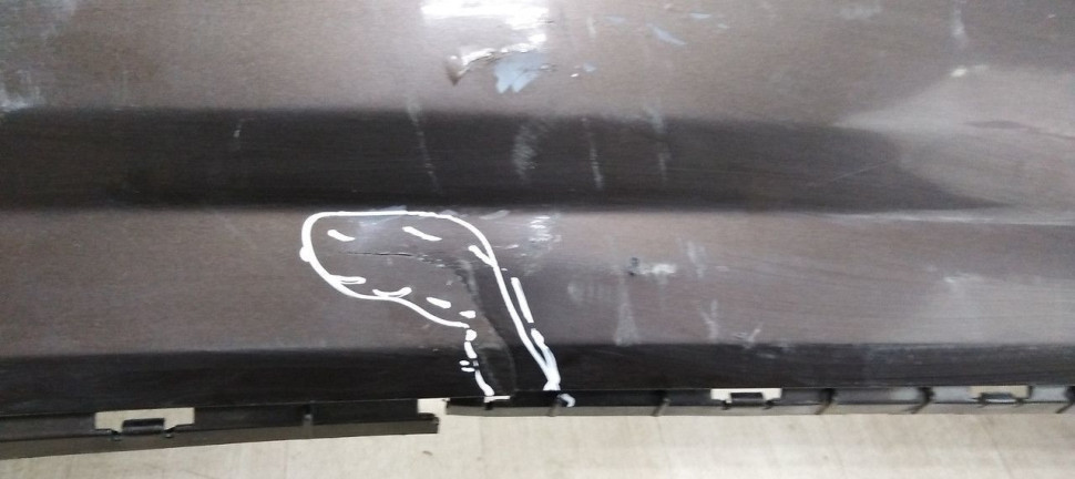 Бампер задний Hyundai Solaris 1 рест 14-17 oem 866114L500