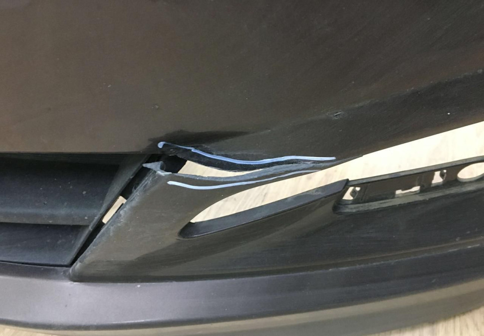 Бампер передний Hyundai Solaris 1 рест 14-17 oem 865114L500