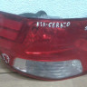 Фонарь левый Kia Cerato 2 oem 924011M020 (скол) Фонарь левый Kia Cerato 2 oem 924011M020 (скол)