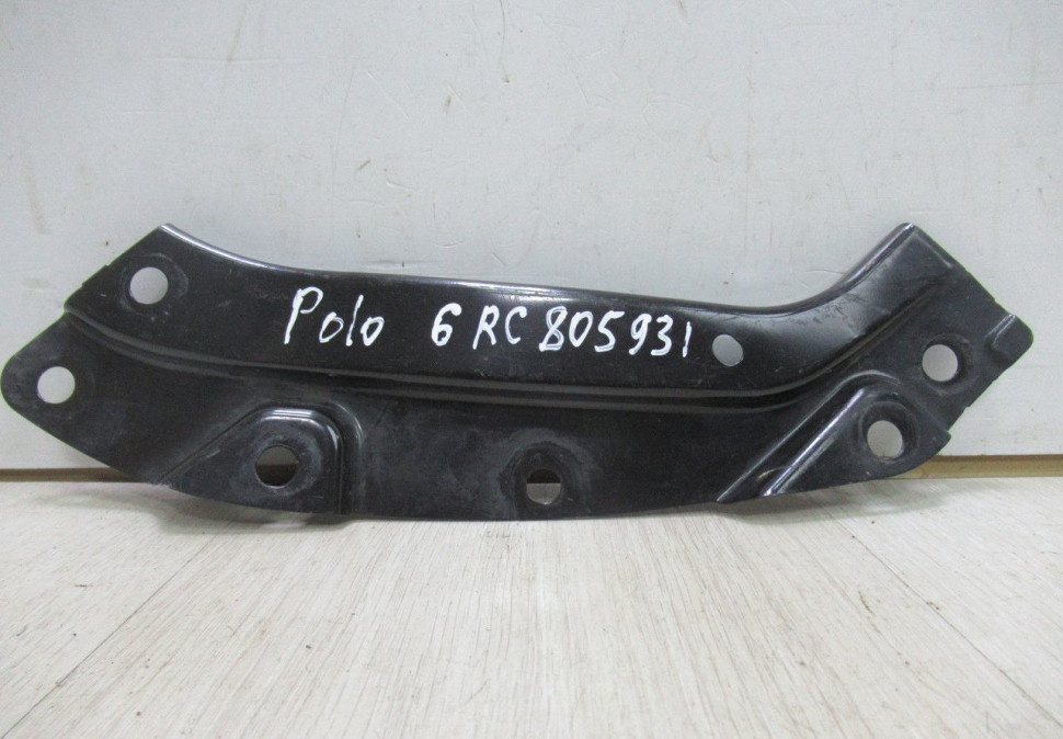 Кронштейн фары левый Volkswagen Polo oem 6R0805931A