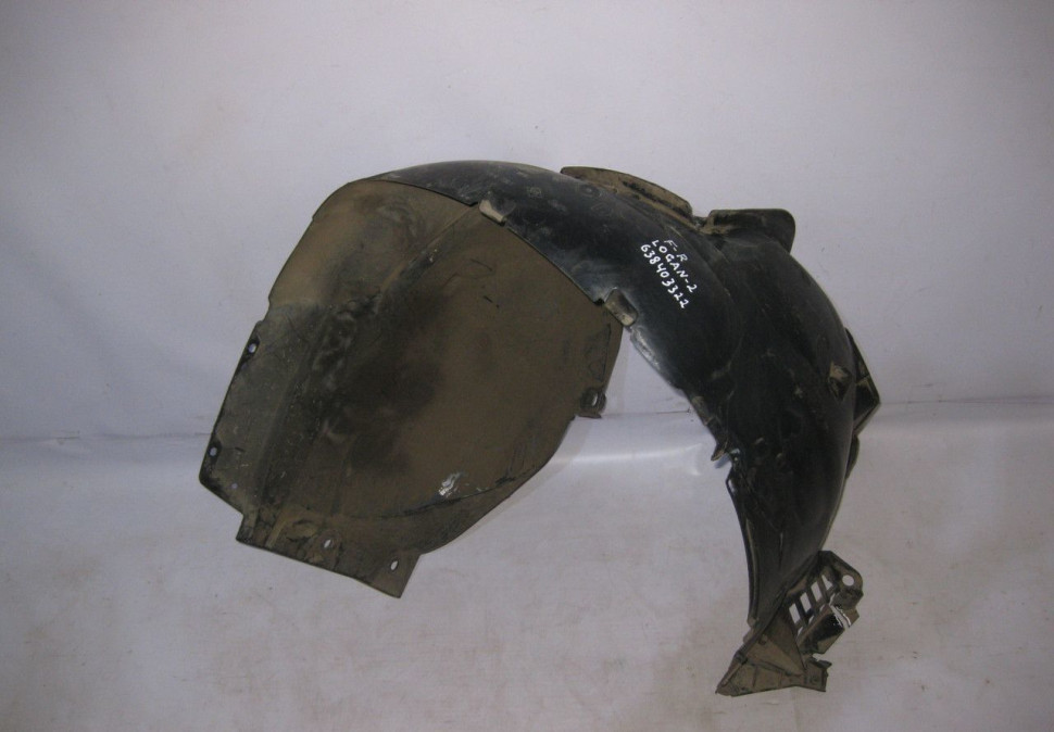 Подкрылок передний правый Renault Logan 2 oem 638403322 (мал. трещ.) (скл-3)
