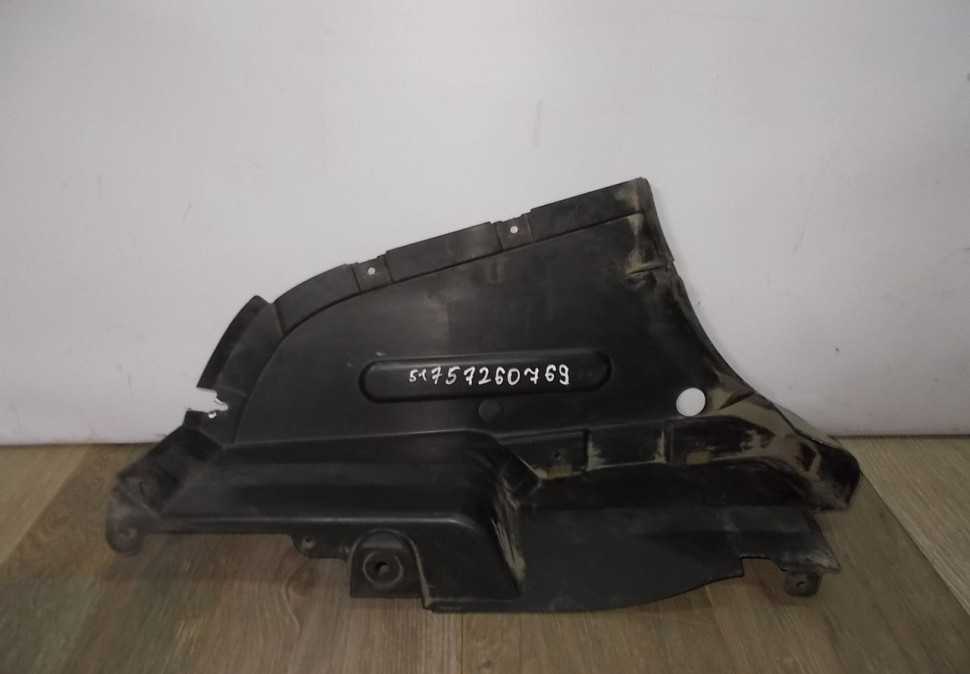 Защита заднего бампера левая бу BMW 3 F30 OEM 51757260769