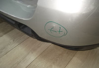 Бампер задний бу Renault Duster рестайлинг OEM 850225435R (В)