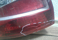 Фонарь левый Lada Granta (ВАЗ 2190) седан (11&gt;) (трещина на стекле) oem 21903716011 (скл-3)