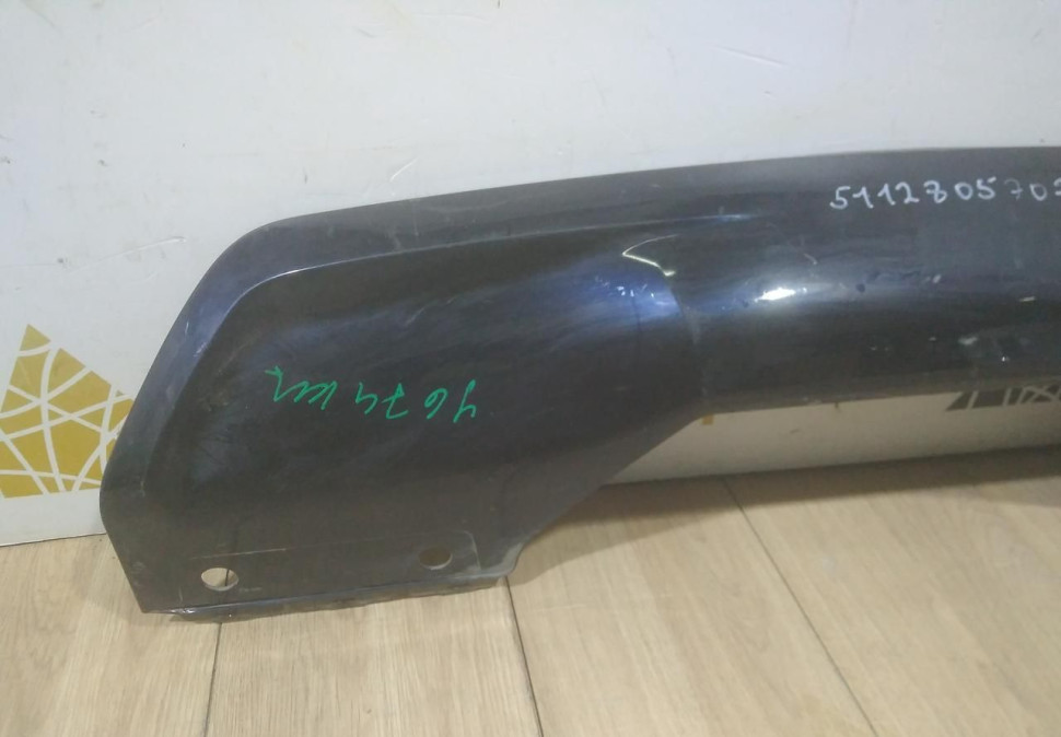 Накладка заднего бампера бу BMW X6 F16 M-Pack OEM 51128057074 Накладка заднего бампера бу BMW X6 F16 M-Pack OEM 51128057074