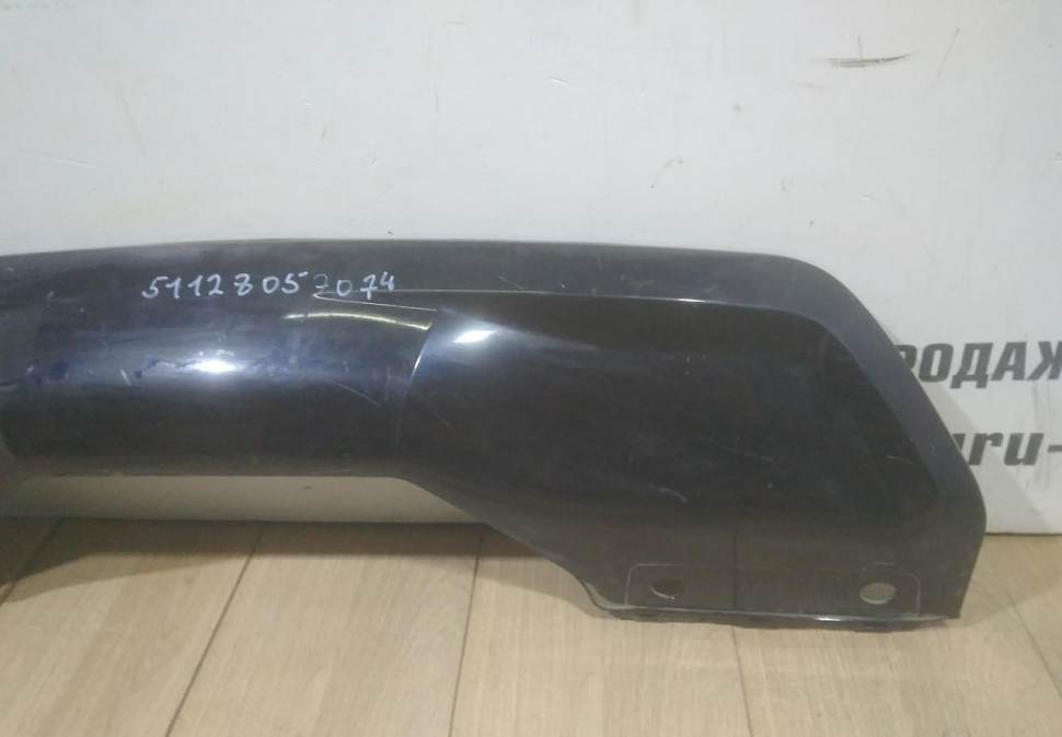 Накладка заднего бампера бу BMW X6 F16 M-Pack OEM 51128057074 Накладка заднего бампера бу BMW X6 F16 M-Pack OEM 51128057074