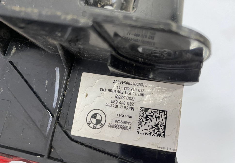 Фонарь ЛЭД LED внешний левый BMW X3 G01 OEM 63217408737 Фонарь ЛЭД LED внешний левый BMW X3 G01 OEM 63217408737