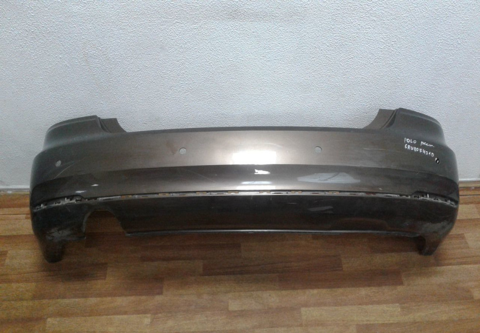 Бампер задний Volkswagen Polo (15>) рестайл седан oem 6ru807421d Бампер задний Volkswagen Polo (15>) рестайл седан oem 6ru807421d