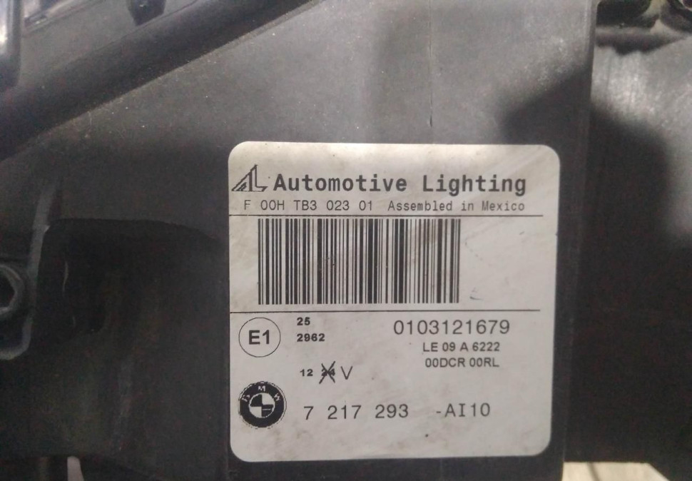 Фара ксенон левая бу BMW X3 F25 до рестайлинг OEM 7217293